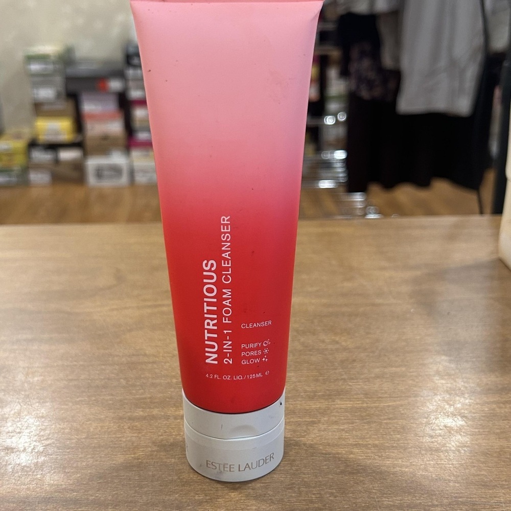 Estee Lauder Nutritious 2 In 1 Foam Cleanser 4.2oz 125ml‎ Face Wash Women Acne